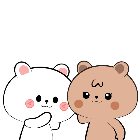 Bear bear white 7 : Pop-up stickers