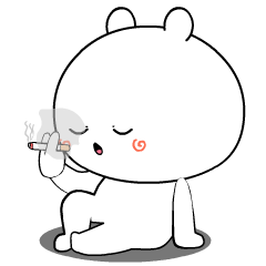 Weird Round Rabbit : Animated Stickers