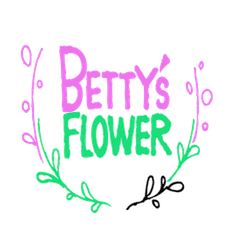 Betty's Flowerのフラワースタンプ