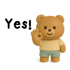 A cool little bear English