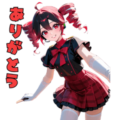 Cute and Dark Little Devil Girl