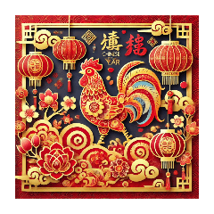 2041 Chinese New Year greeting card for