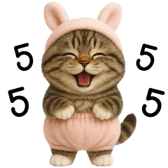 Meow Jiw Pink rabbit