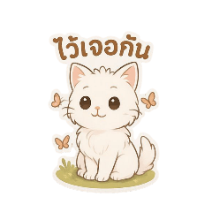แมวขาวขนปุยV.1