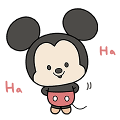 【英文版】柔和可愛Mickey & Friends