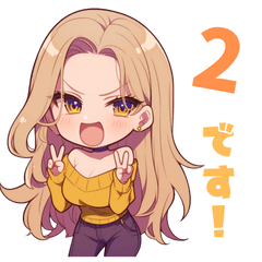ESFP Girl Expression Stickers 2