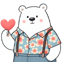 ʕ ·ᴥ· ʔ 夏日的白熊先生