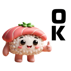 毎日使える40選！ぷに寿司の日常スタンプ