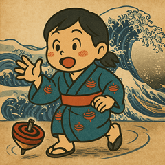 Polite Kimono Lady