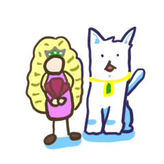 小人さんとミーちゃん～5月誕生石＆花～