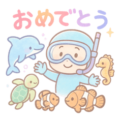 daily diver talk scuba diving stickers