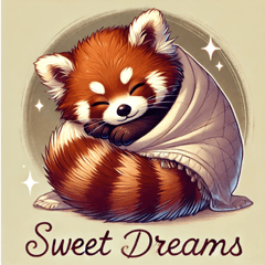 Dangling Red Panda Stickers@SFW