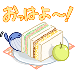 whale's sticker 9 foods