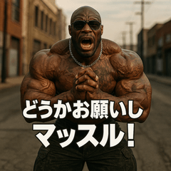 MUSCLE! Kitty BLACK!!