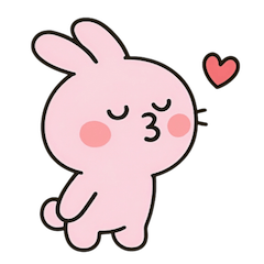 Pink Rabbit (NT) – LINE 스티커 | LINE STORE