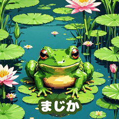 That's one froggy dude!