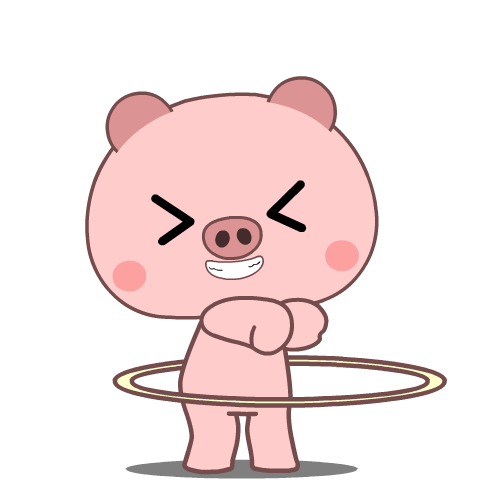 Round Head Pig : Effect stickers