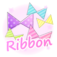 Ribbon Sticker4-CT