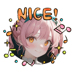 "nice" only sticker