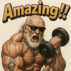 The Mightiest Muscle Grandpa