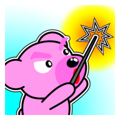 Kuma ga pinku de warui kayo 4 No Letters