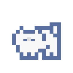 Dot cat!!Animation2-2 White