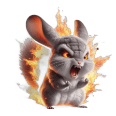 Totoro Mouse  Angry