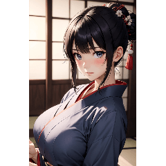 Portrait of a beautiful woman in a