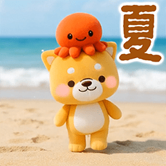 iyashibainu stuffed toy summer