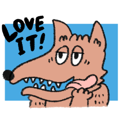 動物さんのゆるスタンプ（２）英語ver