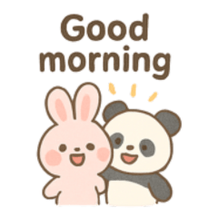 Panda and Bunny's Lovely Day