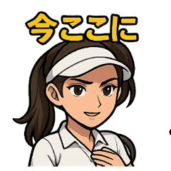 Zen Affirmation: Elegant Lady Golfer
