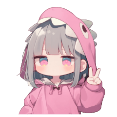 Dinosaur girl with a relaxed attitude