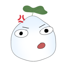 Radish face