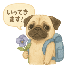 Flowerful Doggo Stickers