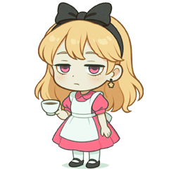 ふしぎの国のゆるスタンプ