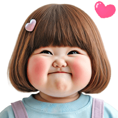 Chubby Girl Funny face107(MINI)EN