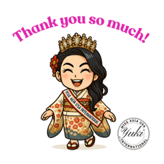 Miss Asia USA international YUKI KANEKO