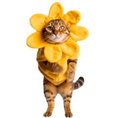 It moves! Real stuffed cat 2.