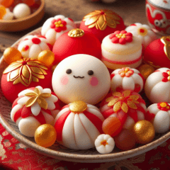 Shichi-Go-San Sweets Stamps