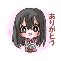 黒髪女の子ちゃん