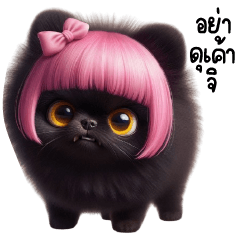 หมาปอมปอมหัวชมพู