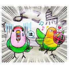 色んな鳥　十羽(人)十色