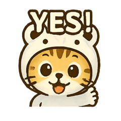 Lucky White Snake Cat,Fun-Easy Stickers2