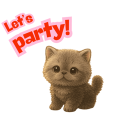 Party Mood Kitty Let's Go