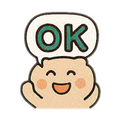 毎日使える！シンプル吹き出しスタンプ