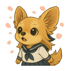 Chihuahua-chan's daily life "Student"