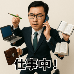 Working Salaryman Sticker