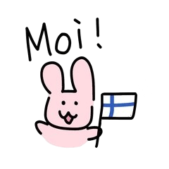 The traveling rabbit Finnish Edition