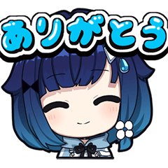 Tsumugi Kokage Daily Life Stickers.